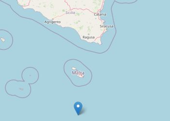 Forte terremoto di magnitudo 4.7 a Sud di Malta: mappa