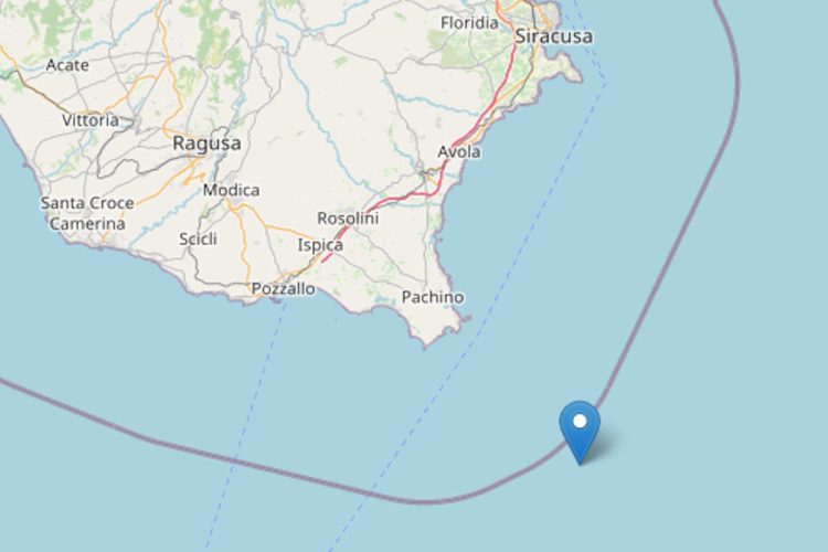 Terremoto nel mare tra Ragusa e Siracusa