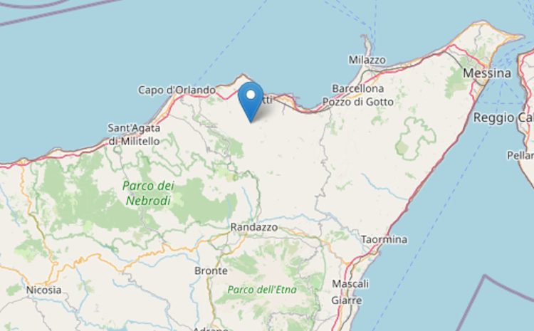 Terremoto oggi, scossa di magnitudo 2.5 a Messina
