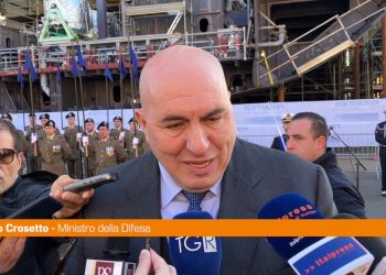 Crosetto “Varo nave Qatar momento importante per Fincantieri Palermo”