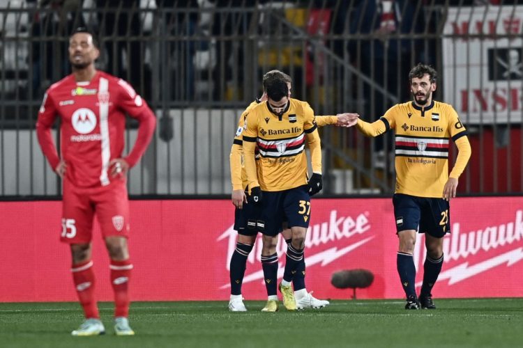 Gabbiadini non basta alla Samp, il Monza trova il 2-2 al 99′