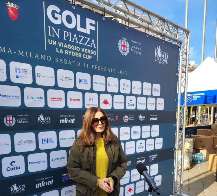 “Golf in Piazza” a Milano per promuovere la Ryder Cup