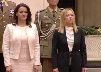 Meloni incontra presidente Ungheria