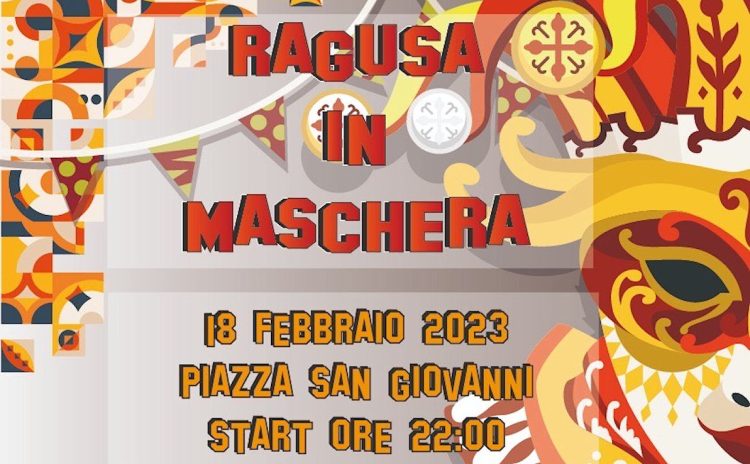Sabato 18 febbraio “Ragusa in maschera”, un evento organizzato dalla consulta giovanile