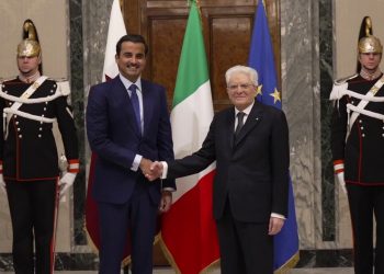 Mattarella incontra l’emiro del Qatar
