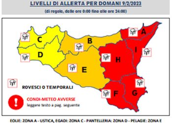 Maltempo, allerta rossa a Ragusa, Siracusa Catania e Messina