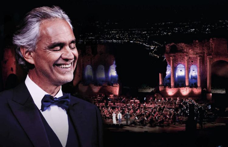 Andrea Bocelli in concerto a Taormina
