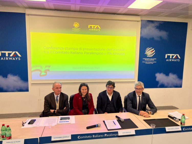 Aereo ITA dedicato a Pancalli “Ne sono orgoglioso”