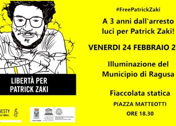 Libertà per Patrick Zaki: Ragusa si illuminerà di giallo