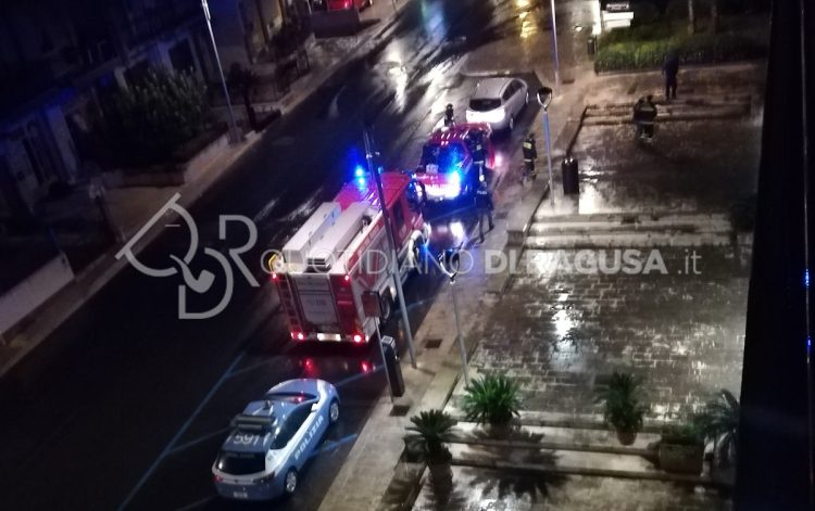 Maltempo: gli interventi dei vigili del fuoco a Modica e Ragusa