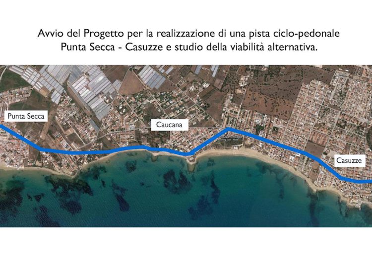 Pista ciclo-pedonale Punta Secca-Casuzze, sindaco: nuovo volto per la fascia costiera