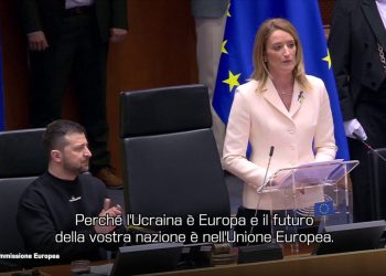 Ucraina, Metsola “Il suo futuro è nell’Unione Europea”