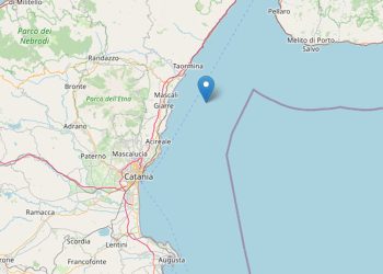 Terremoto di magnitudo 2.7 nel mare di Catania