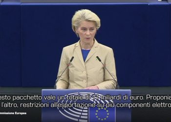 Ucraina, Von der Leyen “Nuove sanzioni da 11 miliardi alla Russia”