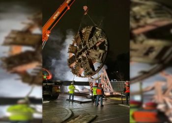 La talpa gigante della M4 di Milano in mostra alla Triennale