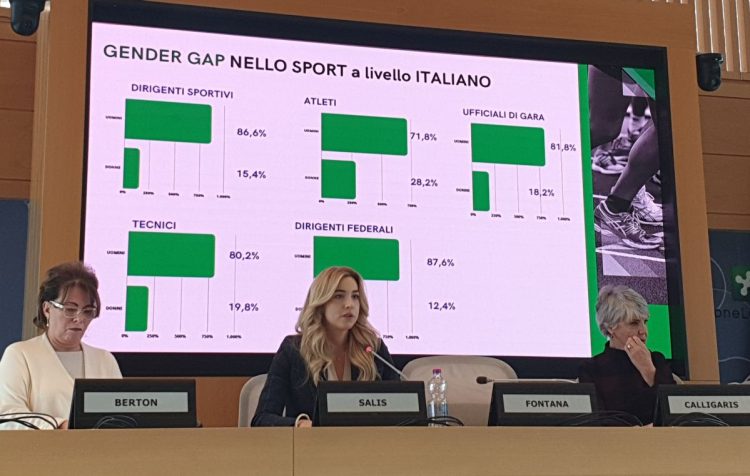 Differenze di genere nello sport, Salis “Dati poco confortanti”