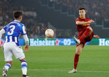 Andata ottavi di Europa League, Roma-Real Sociedad 2-0