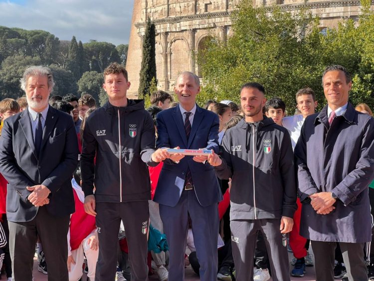 A Roma staffetta virtuale a 500 giorni da Parigi2024