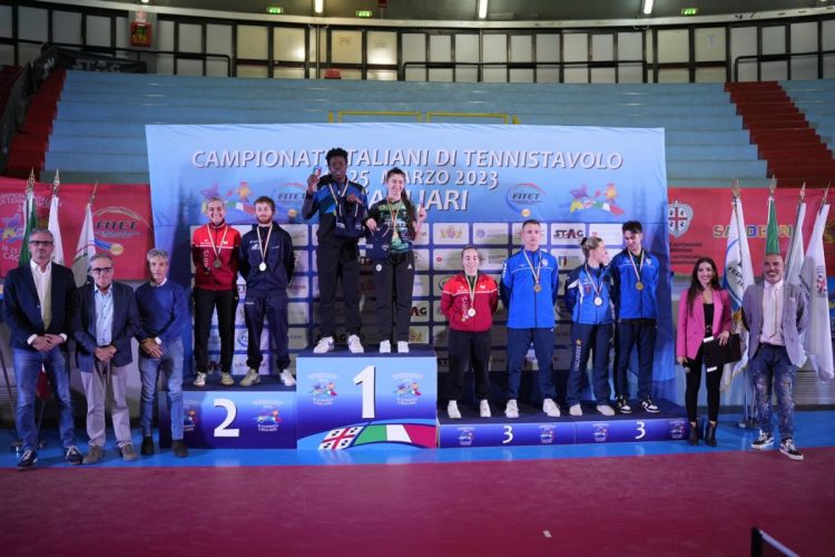 Assegnati i titoli nei doppi agli assoluti di tennistavolo