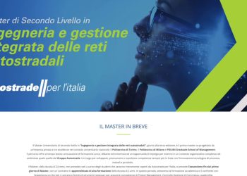 Autostrade, un master in Ingegneria e Gestione integrata delle reti