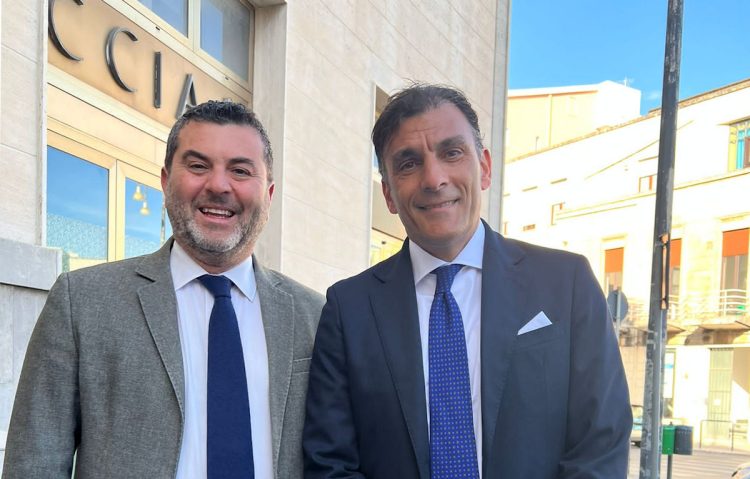 Ragusa, incontro tra il candidato a sindaco di Ragusa Giovanni Cultrera e l'assessore regionale Edy Tamaio