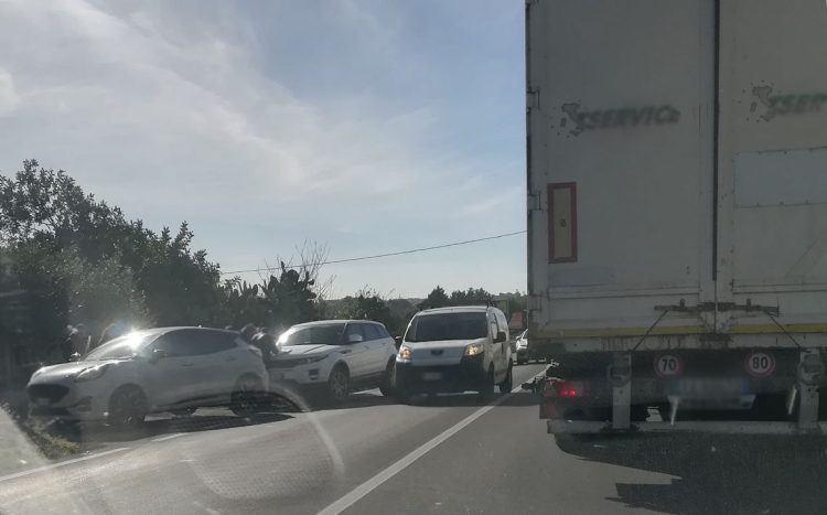 Incidente sulla Modica Ragusa: traffico rallentato