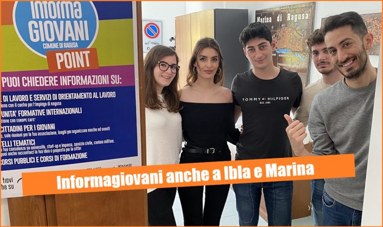 Marina di Ragusa e Ragusa Ibla, due nuovi Informagiovani Point