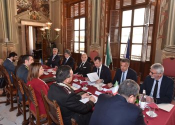 Il sottosegretario al Ministero della Giustizia Delmastro Delle Vedove a Ragusa