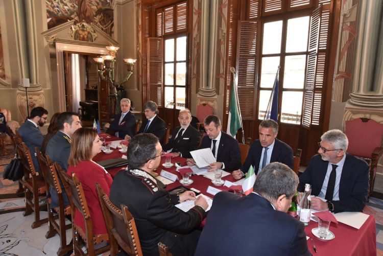 Il sottosegretario al Ministero della Giustizia Delmastro Delle Vedove a Ragusa