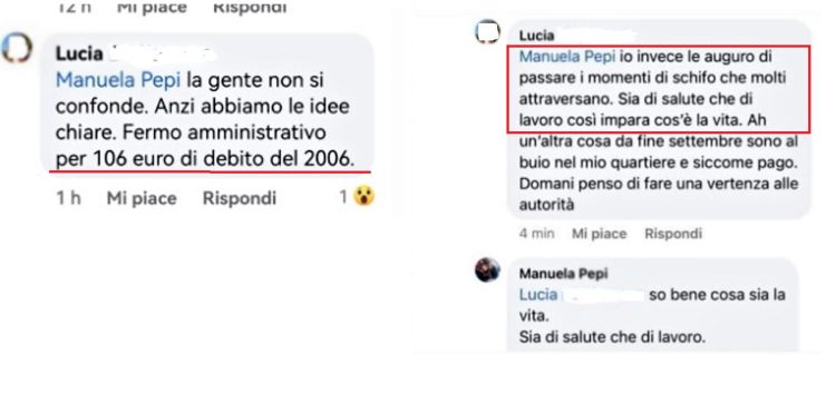 Cittadina ad assessore di Comiso: le auguro di passare momenti di schifo che molti attraversano