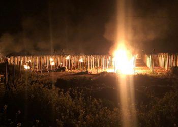 Incendio a Scoglitti: a fuoco serre agricole