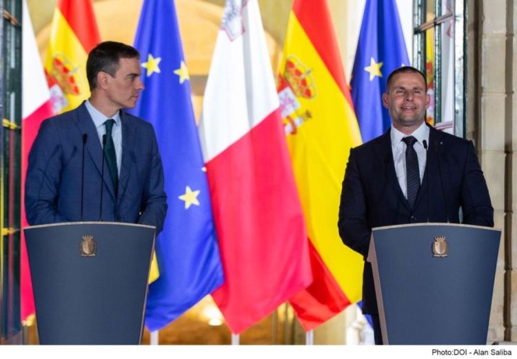 Malta e Spagna discutono le sfide che sta affrontando l’Europa