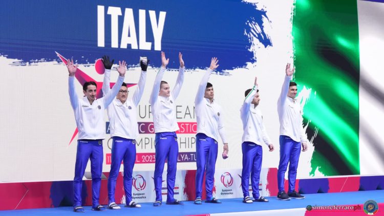Ginnastica artistica, Italia oro europeo a squadre uomini