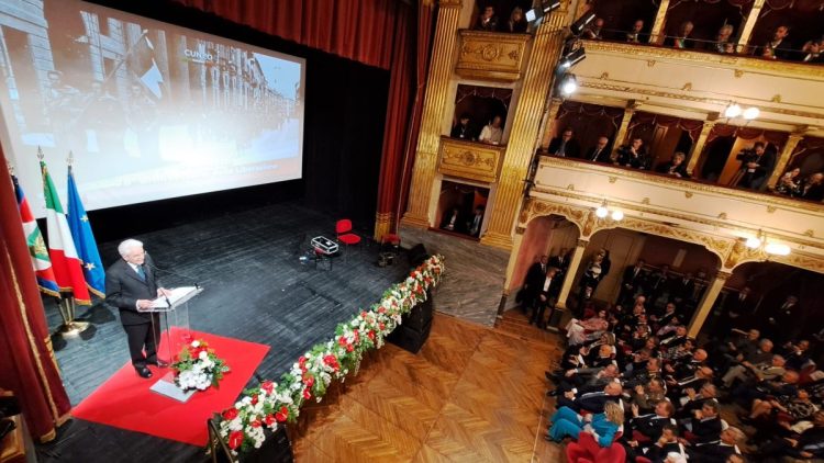 Mattarella “Il frutto del 25 aprile è la nostra Costituzione”