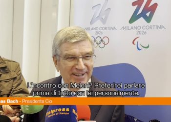 Bach “Meloni forte sostenitrice delle Olimpiadi di Milano-Cortina”
