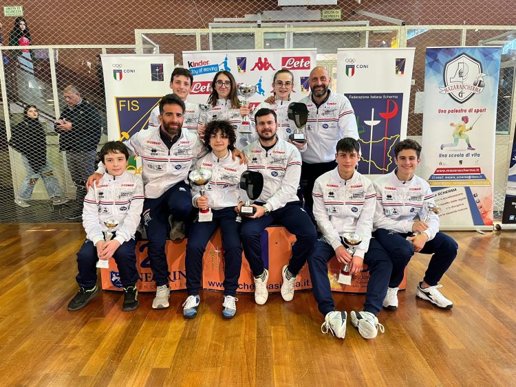 Conad Scherma Modica weekend su tre fronti: Vercelli, Ancona e Caltagirone