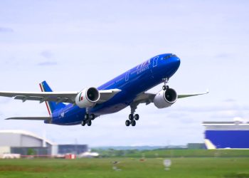 Ita Airways, primo volo per l’Airbus A330-900 con livrea azzurra
