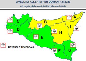 Maltempo 1 maggio, piogge e temporali: allerta meteo in 11 regioni