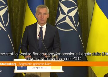 Stoltenberg a Kiev “Il sostegno della Nato fa la differenza”