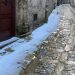Maltempo in Sicilia: strade imbiancate dalla neve a Erice