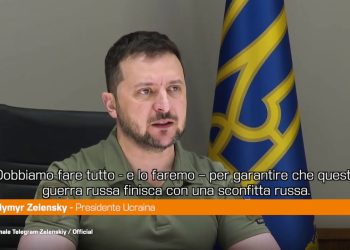 Ucraina, Zelensky “Ricostruzione grande opportunità per l’Europa”