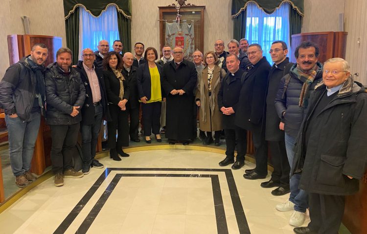 Modica, visita di cortesia del vescovo Mons. Salvatore Rumeo