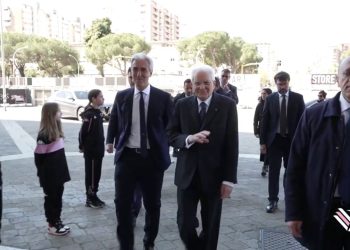 Palermo, Mattarella visita lo stadio Renzo Barbera
