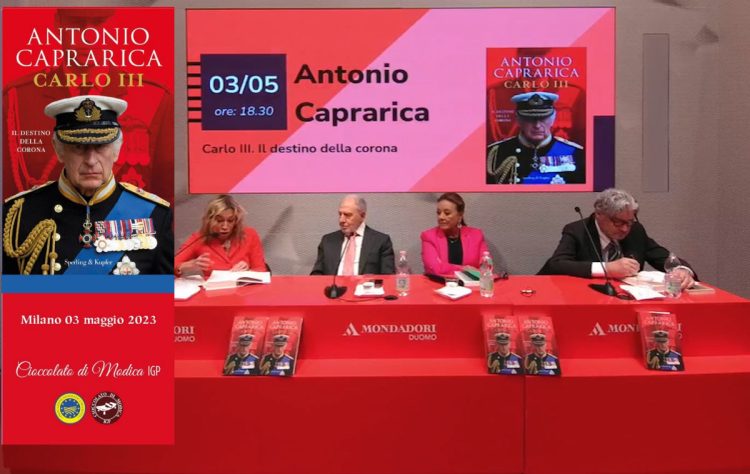 Cioccolato di Modica Igp dedicato al libro di Antonio Caprarica Re Carlo III