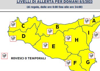 Maltempo, protezione Civile Sicilia annuncia allerta gialla