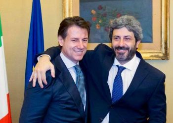 Giuseppe Conte e Roberto Fico a Ragusa