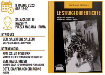 Le stragi dimenticate di Gianfranco Ciriacono in Senato