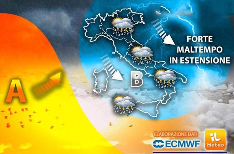 Meteo, maggio inizia col maltempo