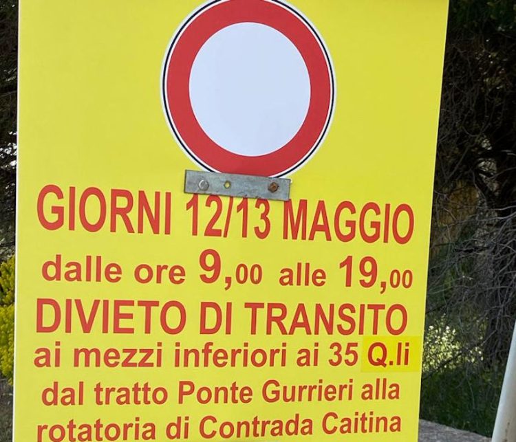 Modica, senso unico di marcia sulla ex SS.115