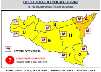 Avviso straordinario di protezione Civile: allerta maltempo nel Messinese e Catanese
